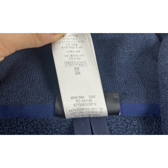 Patagonia Better Sweater Swing Jacket Womens Extra Small Fleece Pea Coat Navy - Picture 3 of 13